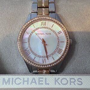 Michael Kors Two-Tone Crystal Watch